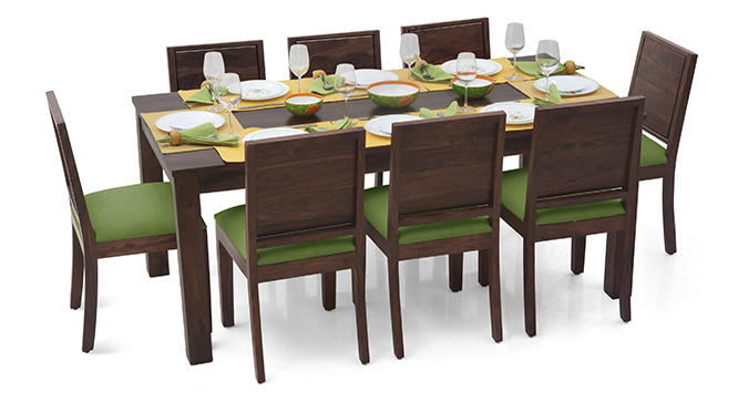 Phobia 8 Seater Dining Table Set(Mahogany)